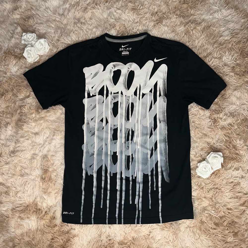 Nike Dri-fit black graphic tee